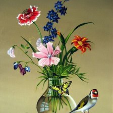 Схема вышивки «цветы»