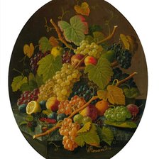Оригинал схемы вышивки «виноград» (№1740777)