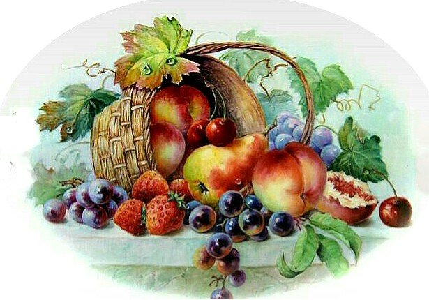 Натюрморт - вышивка крестиком - оригинал