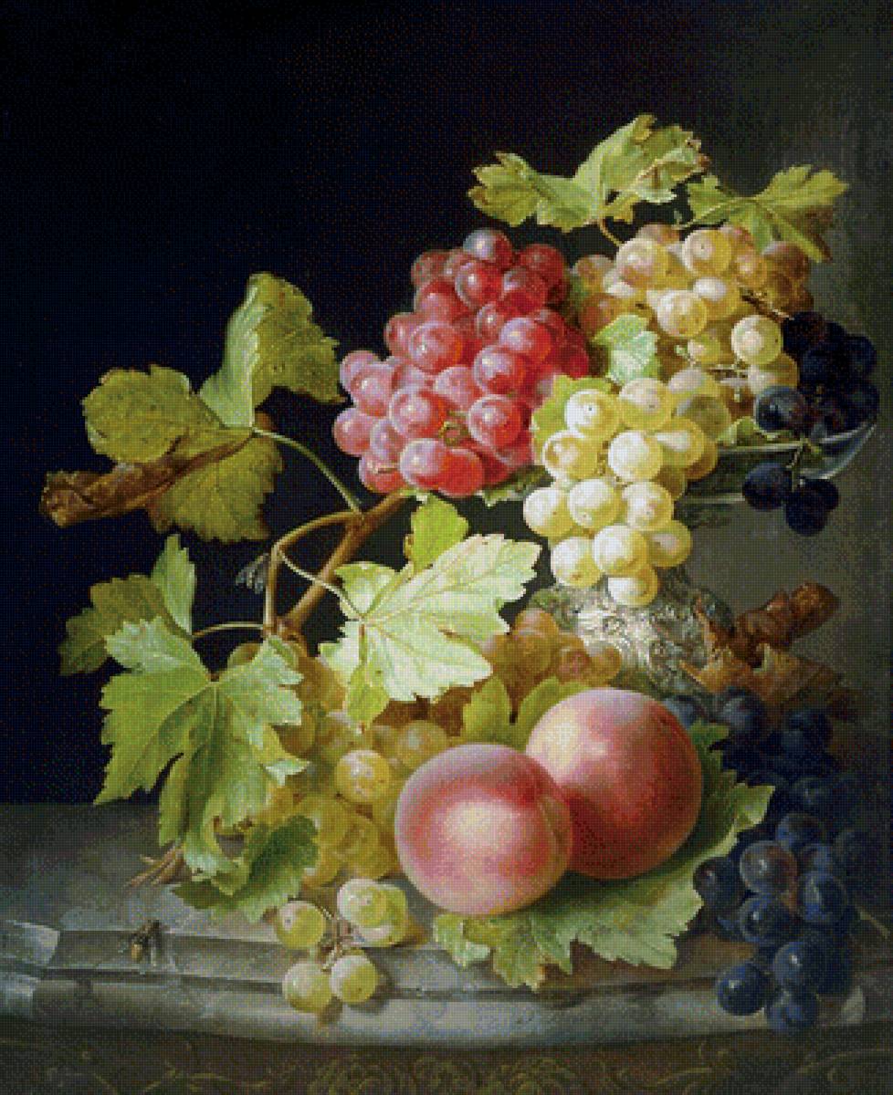 Натюрморт - вышивка крестиком - предпросмотр