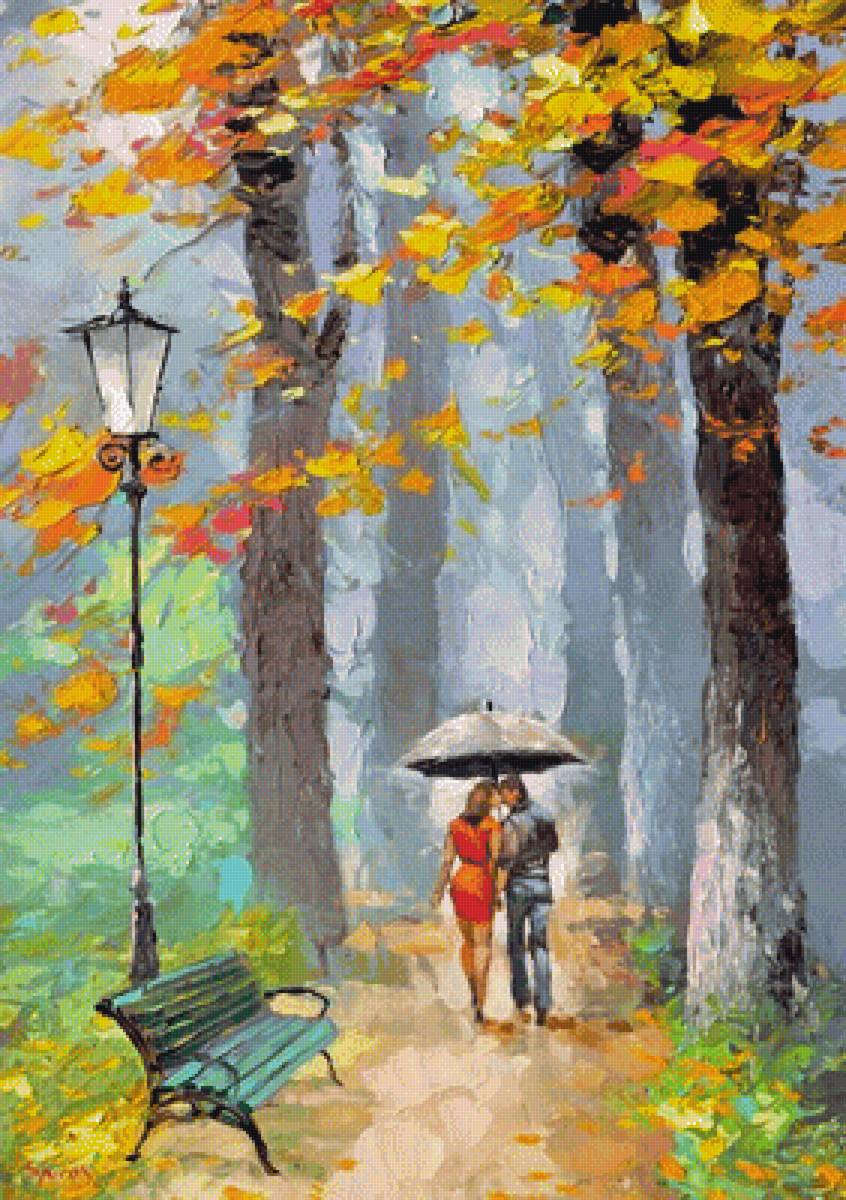 осенью в парке - пейзаж, природа, осень - предпросмотр