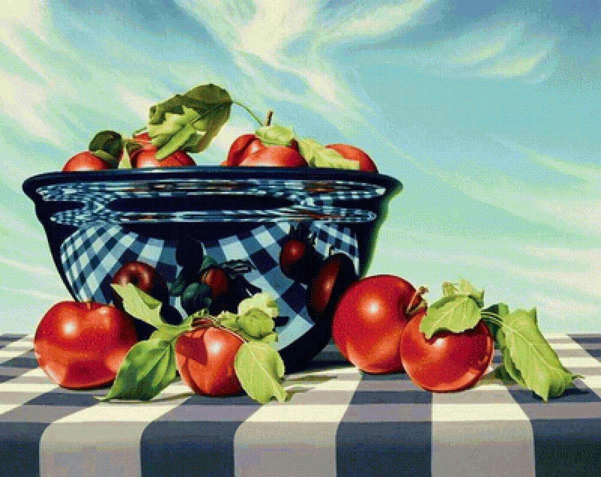 Яблочки - фрукты, яблоки - предпросмотр