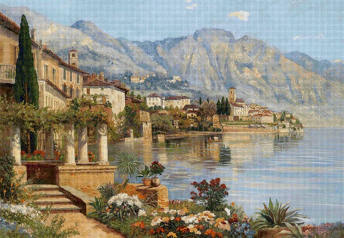 №1742510 - море, город, горы - предпросмотр