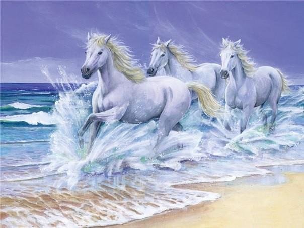 лошади - лошади, море - оригинал