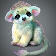 Схема вышивки «зверек»