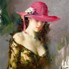 Схема вышивки «Pino Daeni Dama»