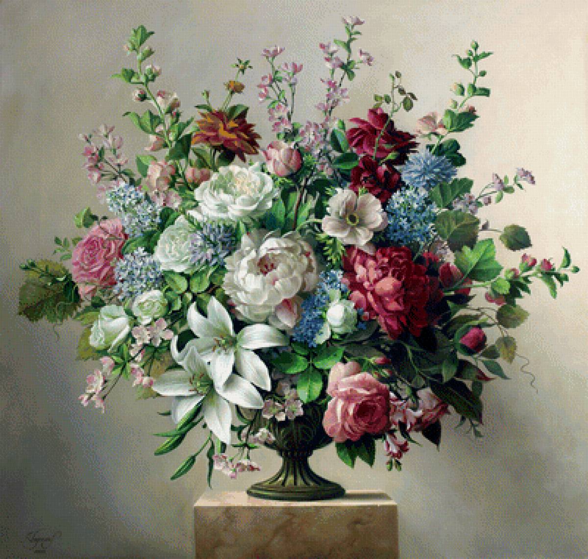 Букет - цветы, цветы в вазе - предпросмотр