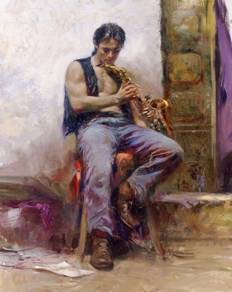 Pino Daeni Musician 2 - daeni, pino - оригинал