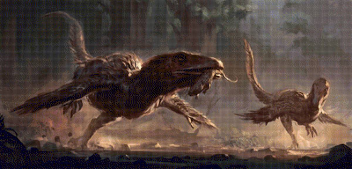 Deinonychus - динозавр, дейноних - предпросмотр