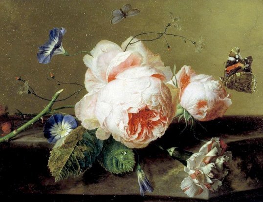 Ян ван Хейсум - хейсум, роза - оригинал