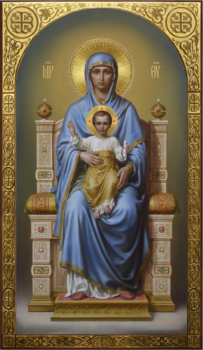 Богородица на троне - оригинал