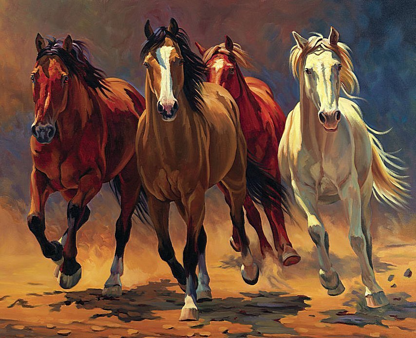 konie w biegu - оригинал