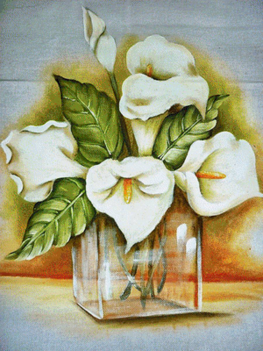 Натюрморт. - натюрморт, цветы, живопись. - предпросмотр