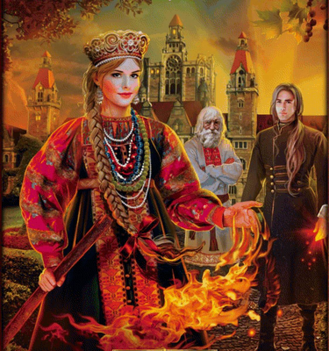 Внучка Берендеева в чародейской академии - фэнтази, иллюстрации, сказки - предпросмотр