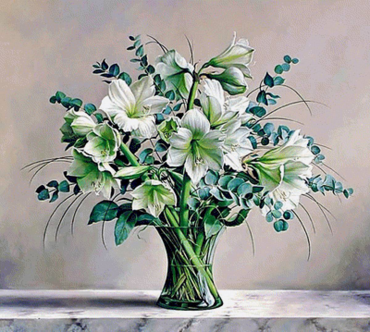 Натюрморт. - натюрморт, живопись., цветы - предпросмотр