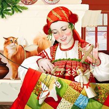 Схема вышивки «Рукодельница»