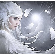 Схема вышивки «Девушка»