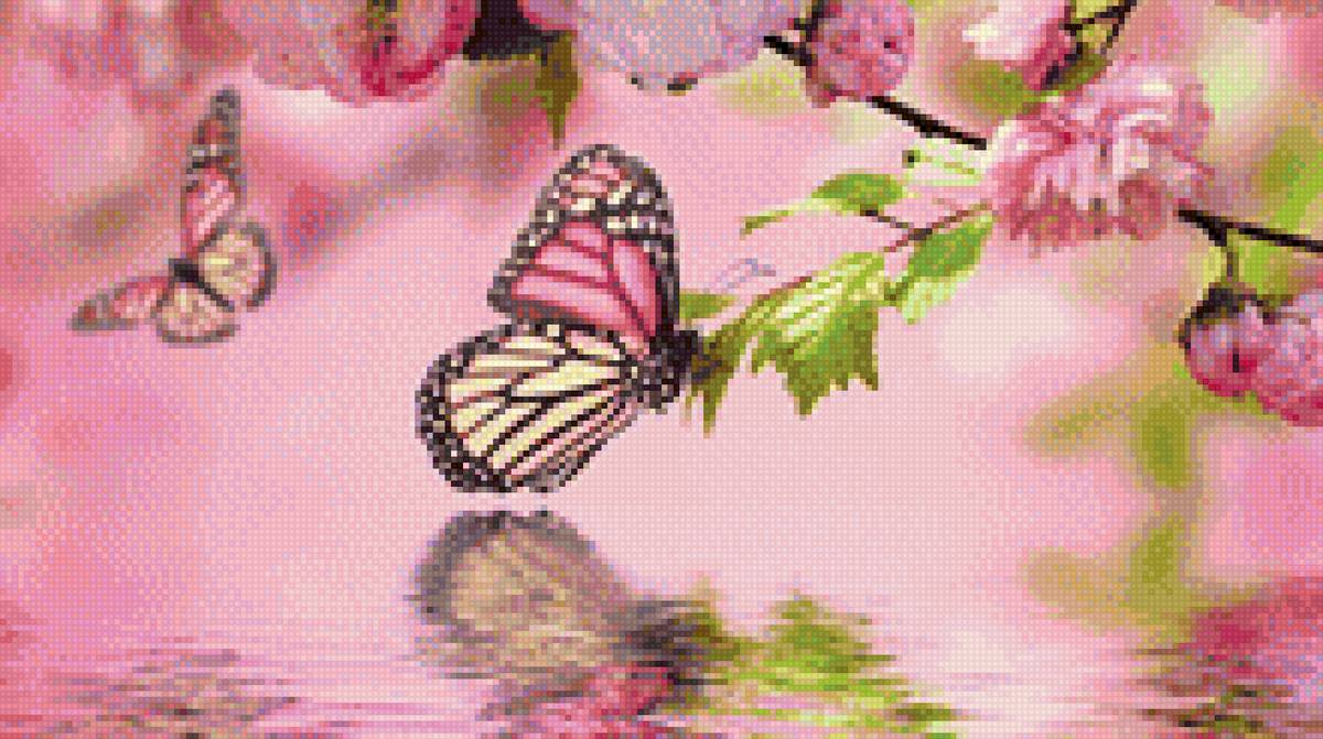 полет над озером заката - предпросмотр