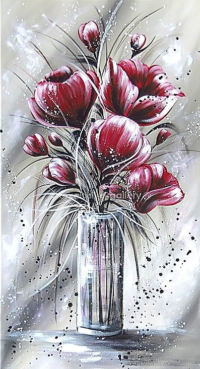 Натюрморт. - живопись., цветы, натюрморт - оригинал