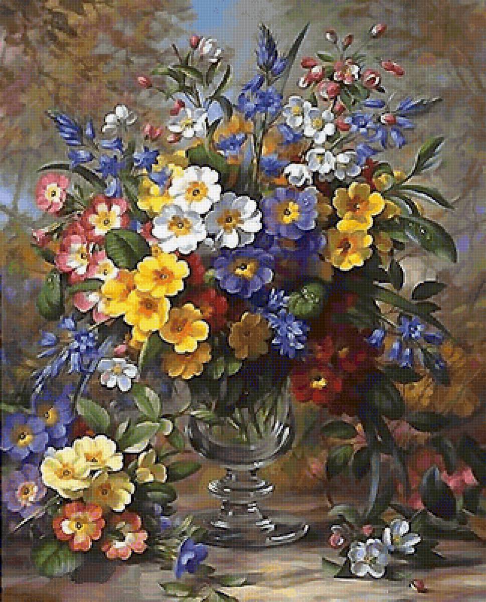 натюрморт - цветы, натюрморт - предпросмотр