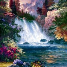 Схема вышивки «ПЕЙЗАЖ»