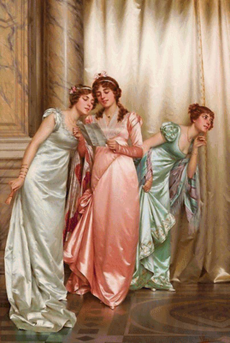 любовное письмо - девушки, письмо - предпросмотр