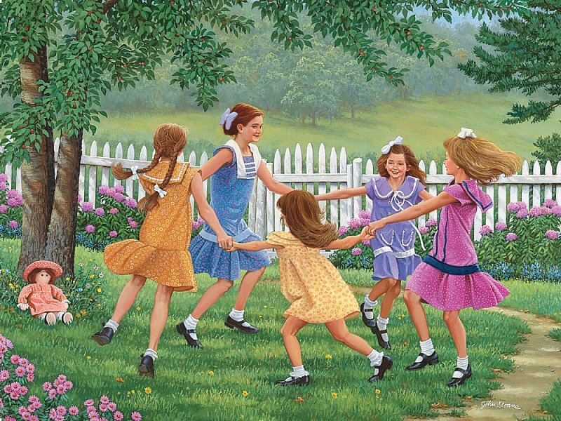 хоровод - лето, дети - оригинал