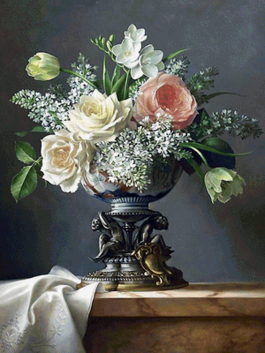 ангельская ваза - цветы, ваза - предпросмотр