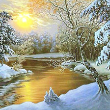 Схема вышивки «Серия "Пейзаж"»