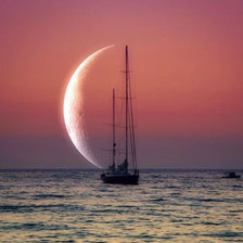 Схема вышивки «корабль»