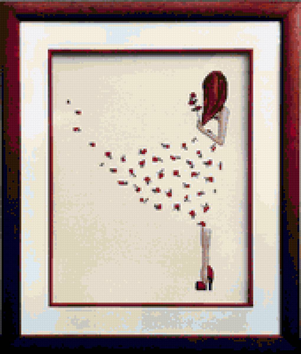 Платье из цветов - платье - предпросмотр