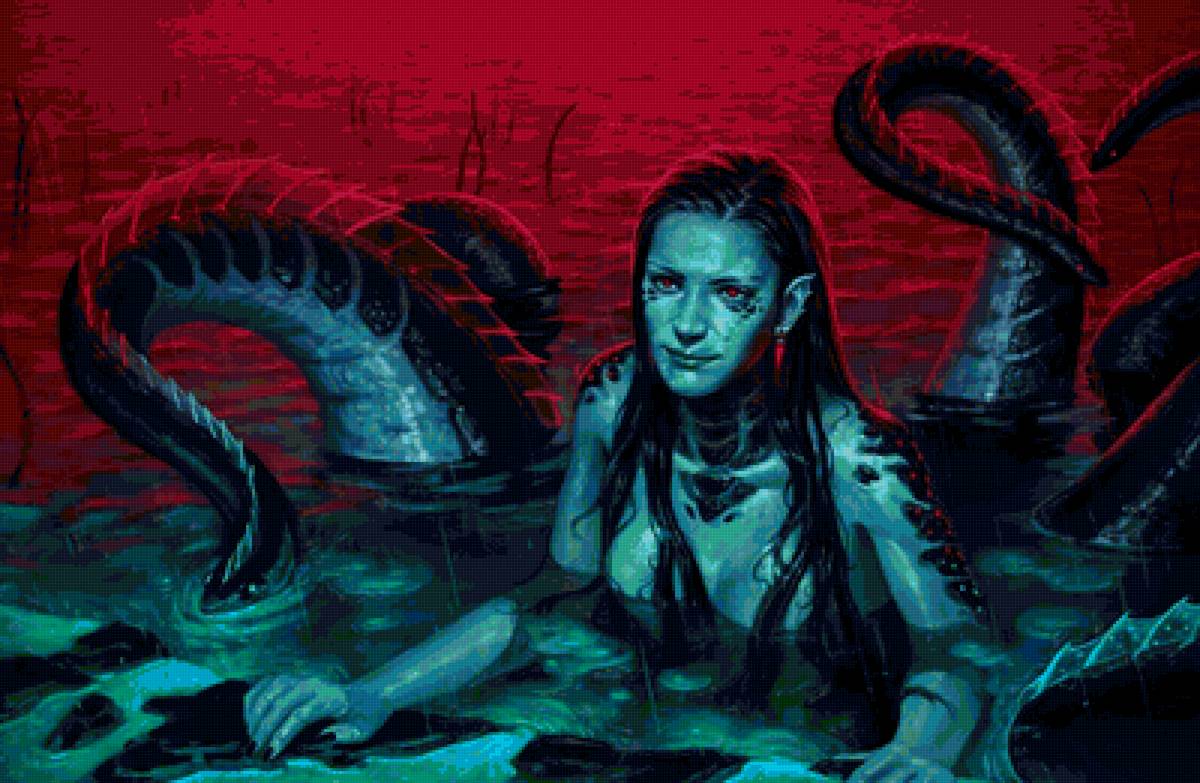 345km - русалка, осьминог - предпросмотр