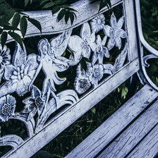 Схема вышивки «Скамейка»