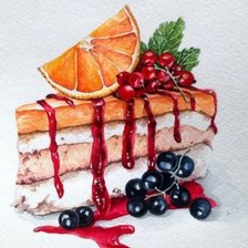 Схема вышивки «Slice of cake 160-164»