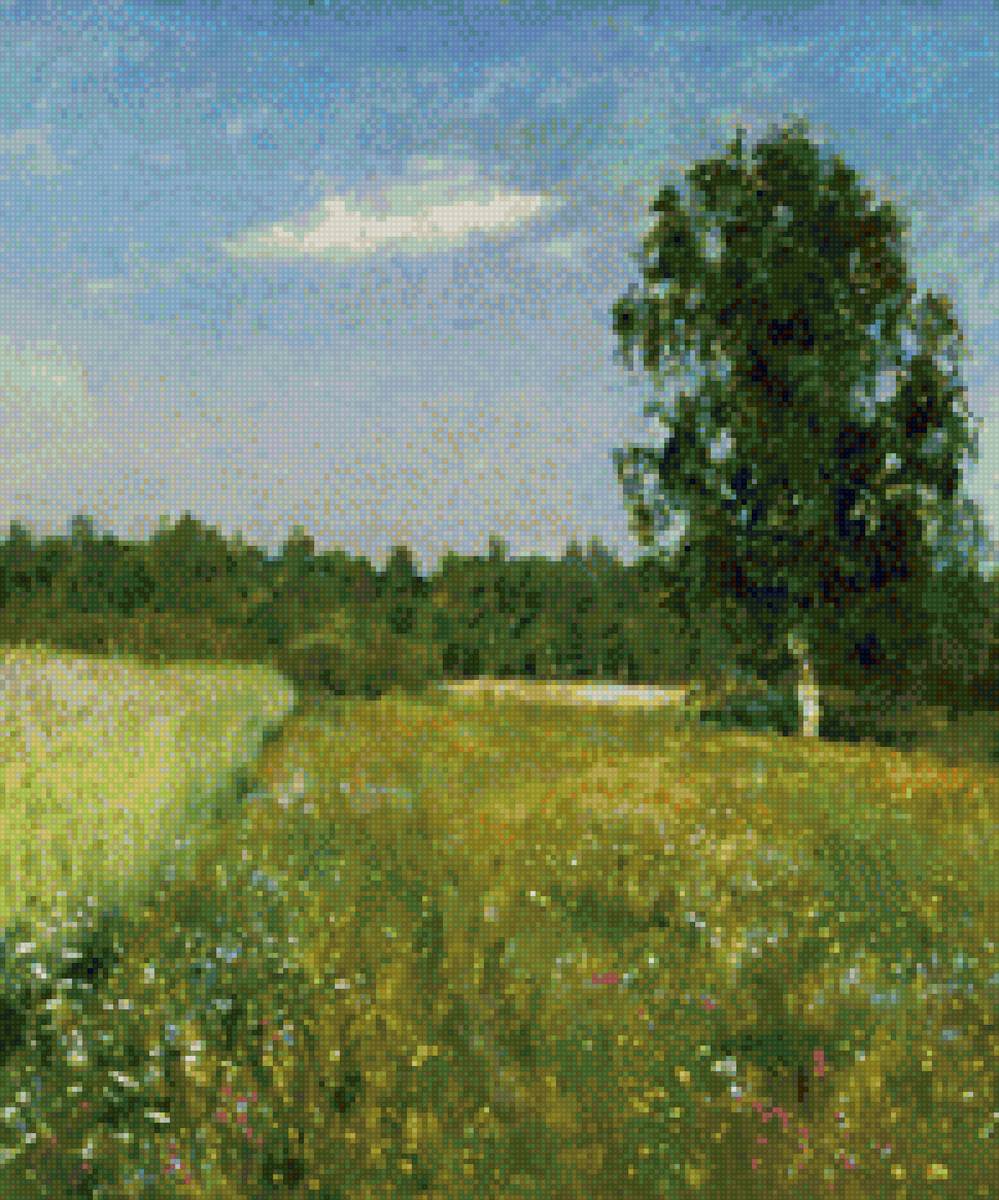 Исаак Левитан "Лето" - живопись, картины - предпросмотр