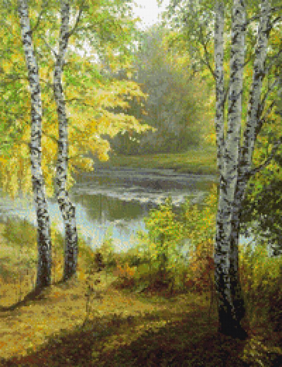 березы - речка, березы - предпросмотр