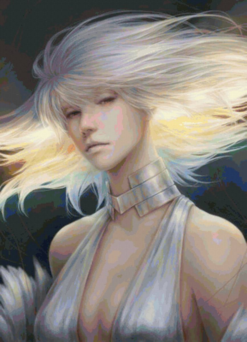 234h7 - девушка, радуга - предпросмотр