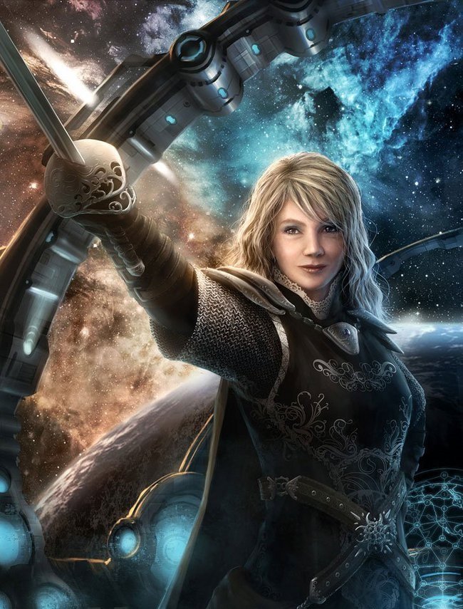 2р6 - девушка, космос - оригинал