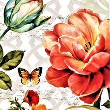 Схема вышивки «Vintage floral 2»