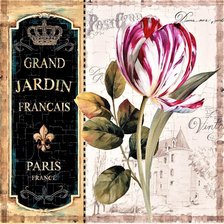 Схема вышивки «Grand Jardin Francais»