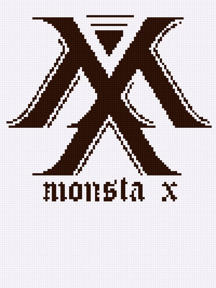 Monsta X - monsta x, логотип, k-pop - предпросмотр