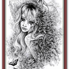 Схема вышивки «Monochrome»