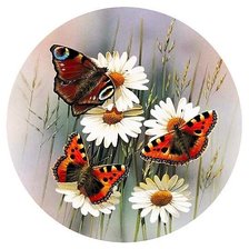 Схема вышивки «Butterflies 1»