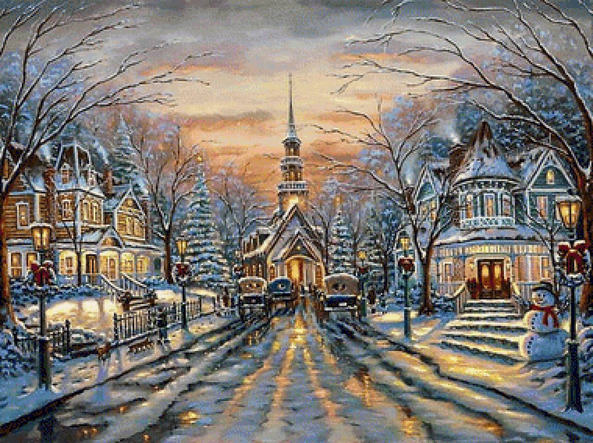 Winter village - предпросмотр
