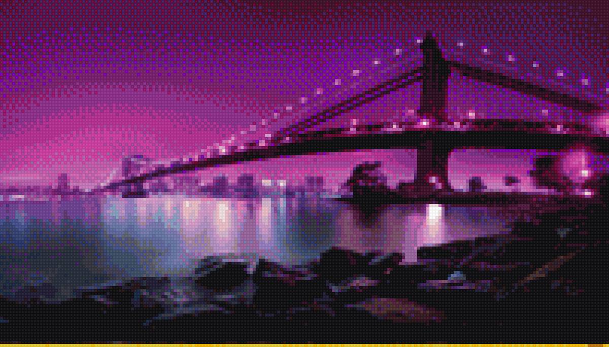 ночной  город - предпросмотр