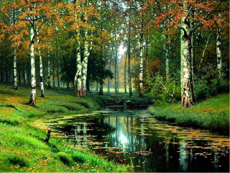 заводь - лес, природа, река - оригинал