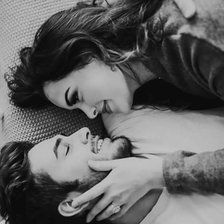 Схема вышивки «Влюбленные»