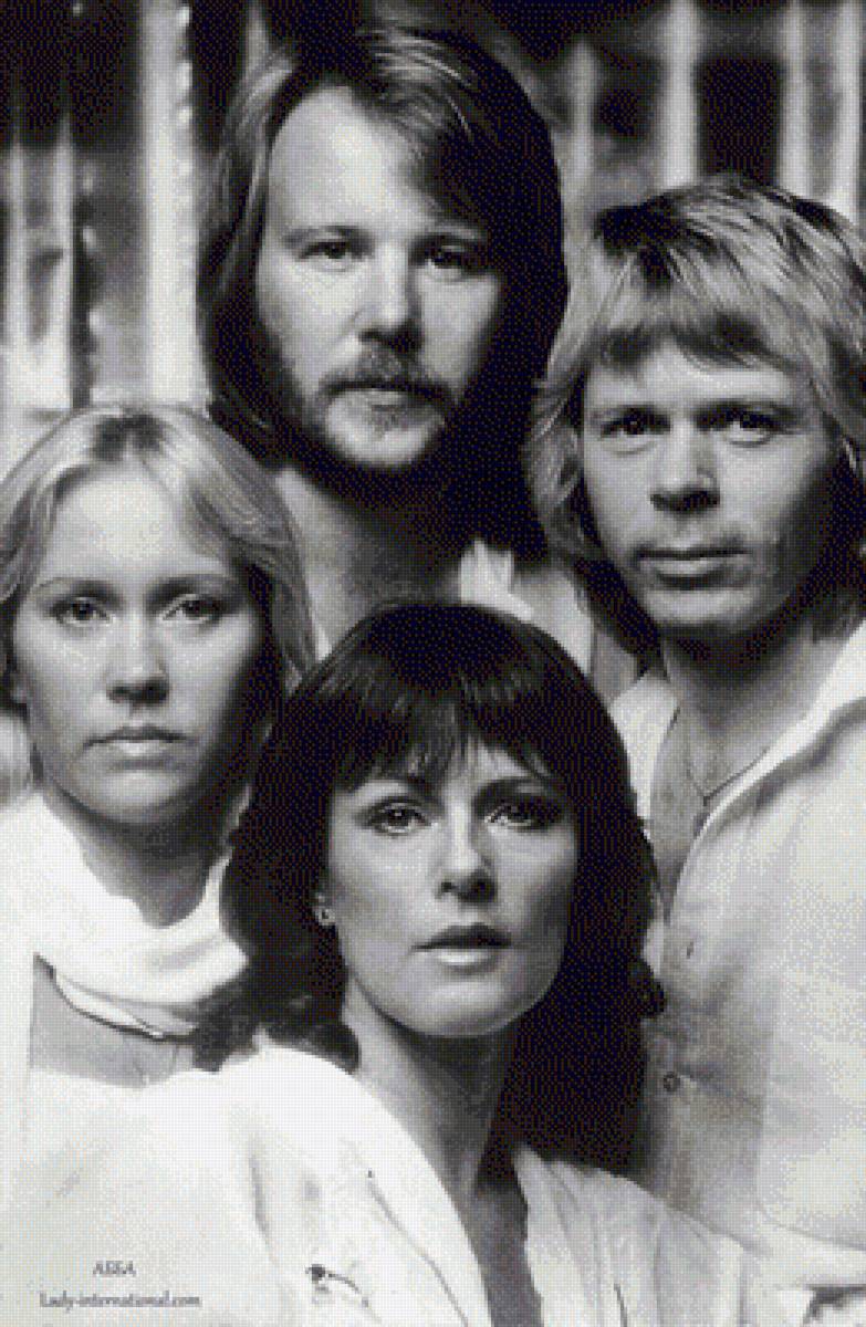 Abba ч/б - группа, музыка, abba - предпросмотр