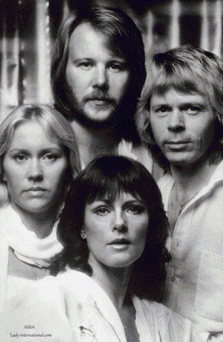 Abba ч/б - abba, группа, музыка - предпросмотр