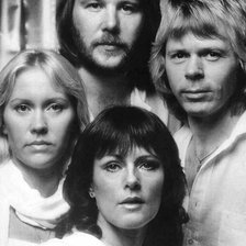 Схема вышивки «Abba ч/б»